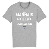 Marnais je ne ferme pas ma gueule R - T-shirt coton bio - imprimé FR - Ici & Là - T-shirts & Souvenirs de chez toi