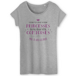 Princesse & Comtoise - T-shirt femme coton bio 100 % imprimé FR - Ici & Là - T-shirts & Souvenirs de chez toi