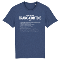 Thumbnail for Tu sais que tu es Franc-Comtois quand - T-shirt unisex coton BIO - Imprimé FR - Ici & Là - T-shirts & Souvenirs de chez toi