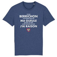 Thumbnail for T-shirt Berrichon indigo - Je ne ferme pas ma gueule