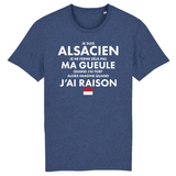 Je suis Alsacien je ne ferme pas ma gueule - T-shirt standard coton bio - imprimé FR - Ici & Là - T-shirts & Souvenirs de chez toi