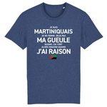 Martiniquais toujours raison R - T-shirt coton bio - imprimé FR - Ici & Là - T-shirts & Souvenirs de chez toi