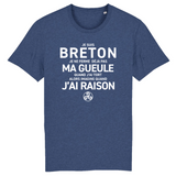 Breton toujours raison R - T-shirt coton bio - imprimé FR - Ici & Là - T-shirts & Souvenirs de chez toi