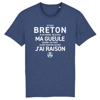 Thumbnail for Breton toujours raison R - T-shirt coton bio - imprimé FR - Ici & Là - T-shirts & Souvenirs de chez toi