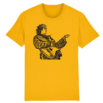 Guitariste illustration - T-shirt coton bio 100 % - imprimé FR - Ici & Là - T-shirts & Souvenirs de chez toi