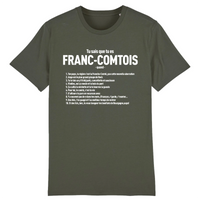 Thumbnail for Tu sais que tu es Franc-Comtois quand - T-shirt unisex coton BIO - Imprimé FR - Ici & Là - T-shirts & Souvenirs de chez toi