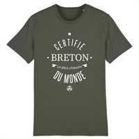 Thumbnail for Certifié Breton le plus chauvin du monde - T-shirt coton bio - impression FR - Ici & Là - T-shirts & Souvenirs de chez toi