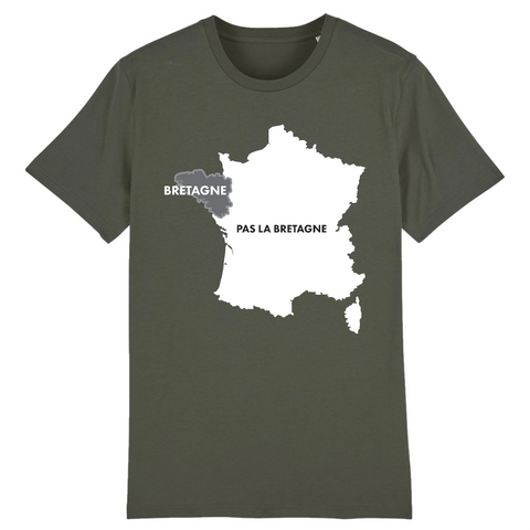 Bretagne - Pas Bretagne - T-shirt coton BIO - Impression FR - Ici & Là - T-shirts & Souvenirs de chez toi