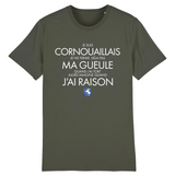 Je suis Cornouaillais, je ne ferme pas ma gueule - Cornouailles - Bretagne - T-shirt coton bio - imprimé fr - Ici & Là - T-shirts & Souvenirs de chez toi