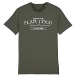 Tant qu'il y a du Flan Coco - Il y a de l'espoir - Guadeloupe - T-shirt coton bio - impression FR - Ici & Là - T-shirts & Souvenirs de chez toi