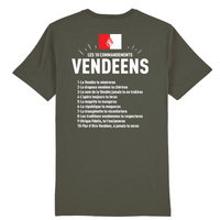 Thumbnail for 10 commandements vendéens - T-shirt coton bio - imprimé sur le dos fr - Ici & Là - T-shirts & Souvenirs de chez toi