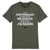 Martiniquais toujours raison R - T-shirt coton bio - imprimé FR - Ici & Là - T-shirts & Souvenirs de chez toi