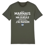 Marnais je ne ferme pas ma gueule R - T-shirt coton bio - imprimé FR - Ici & Là - T-shirts & Souvenirs de chez toi