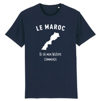 Thumbnail for T-shirt Maroc marine - Mon histoire commence ici