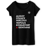 Spécialités aveyronnaises 12 - T-shirt femme coton Bio - Imprimé dans le Midi - Ici & Là - T-shirts & Souvenirs de chez toi