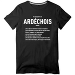 Tu sais que tu es Ardéchois quand - T-shirt standard - Imprimé dans le midi c** - Ici & Là - T-shirts & Souvenirs de chez toi