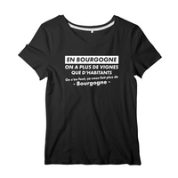 Thumbnail for En Bourgogne on a plus de vignes - T-shirt standard femme - imprimé FR - Ici & Là - T-shirts & Souvenirs de chez toi