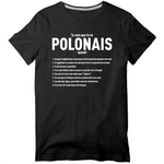 Tu sais que tu es Polonais  quand - T-shirt standard - Imprimé FR - Ici & Là - T-shirts & Souvenirs de chez toi