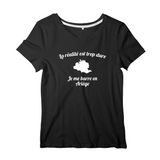 La réalité est trop dure jme barre en Ariège - T-shirt Femme - imprimé dans le midi - Ici & Là - T-shirts & Souvenirs de chez toi