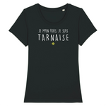 Je m'en fous, je suis Tarnais - T-shirt femme coton Bio - imprimé dans le Midi - Ici & Là - T-shirts & Souvenirs de chez toi