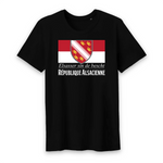République Alsacienne - T-shirt coton bio 100 % - imprimé fr - Ici & Là - T-shirts & Souvenirs de chez toi