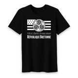 République Bretonne - T-shirt unisexe coton BIO - Imprimé FR - Ici & Là - T-shirts & Souvenirs de chez toi