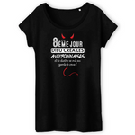 Et le 8e jour Dieu créa les Aveyronnaises - T-shirt femme coton BIO - Imprimé dans le midi - Ici & Là - T-shirts & Souvenirs de chez toi