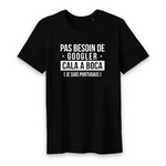 Cala a boca - Portugal - T-shirt coton bio - Imprimé FR - Ici & Là - T-shirts & Souvenirs de chez toi