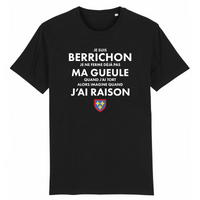 Thumbnail for T-shirt Berrichon noir - Je ne ferme pas ma gueule