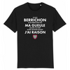 T-shirt Berrichon noir - Je ne ferme pas ma gueule