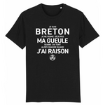 Breton toujours raison R - T-shirt coton bio - imprimé FR - Ici & Là - T-shirts & Souvenirs de chez toi