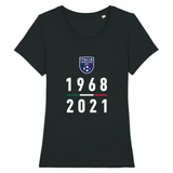 Italia campione _ Italie championne d'Europe 1968 et 2021 - T-shirt coton bio femme 100 % - Ici & Là - T-shirts & Souvenirs de chez toi