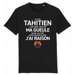 Tahitien, Je ne ferme pas ma gueule - T-shirt coton bio imprimé fr - Ici & Là - T-shirts & Souvenirs de chez toi