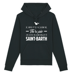 Saint Barth - Je n'ai pas besoin de Thérapie - Sweat à capuche coton bio imprimé FR - Ici & Là - T-shirts & Souvenirs de chez toi