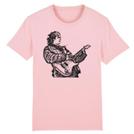 Guitariste illustration - T-shirt coton bio 100 % - imprimé FR - Ici & Là - T-shirts & Souvenirs de chez toi