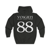 Hoodie Vosgien noir - Cadeau humour pour un Vosgien