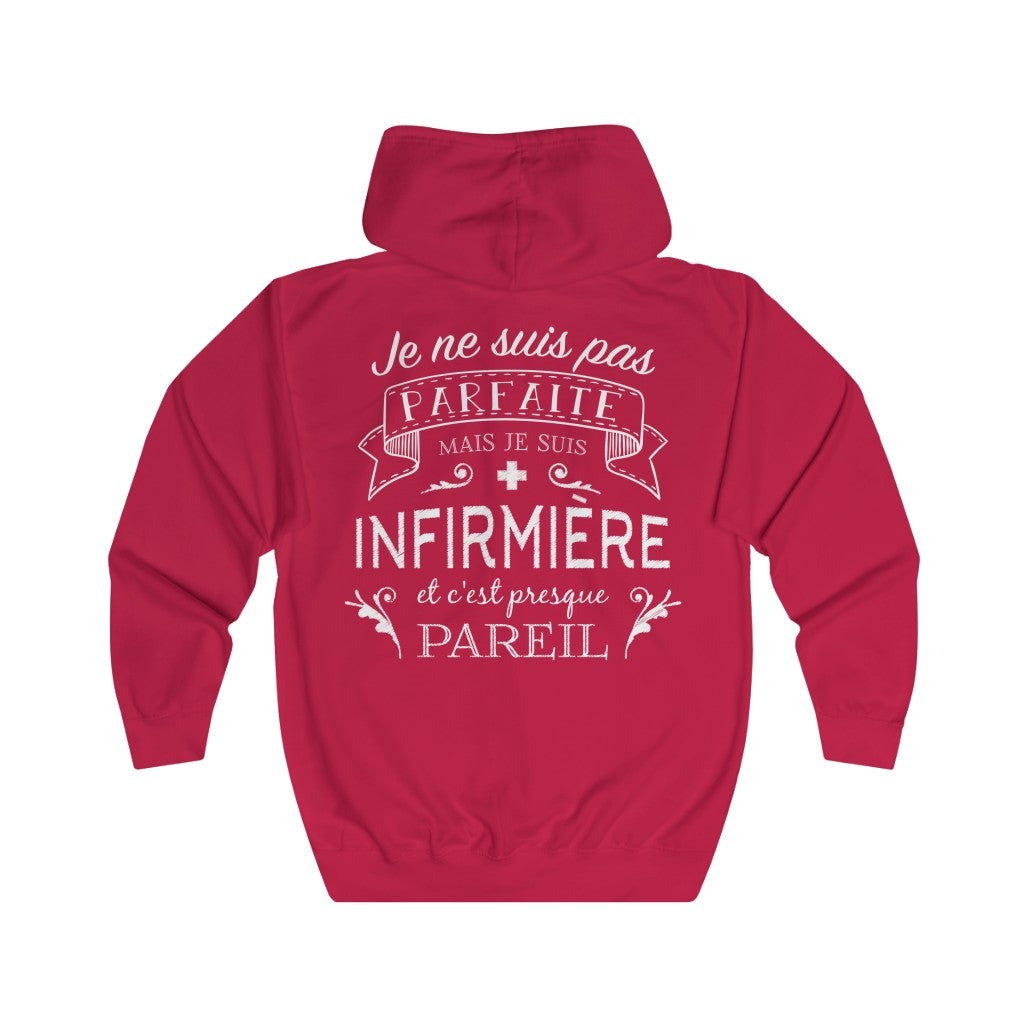 Veste zippée - Cadeau humour pour une Infirmière