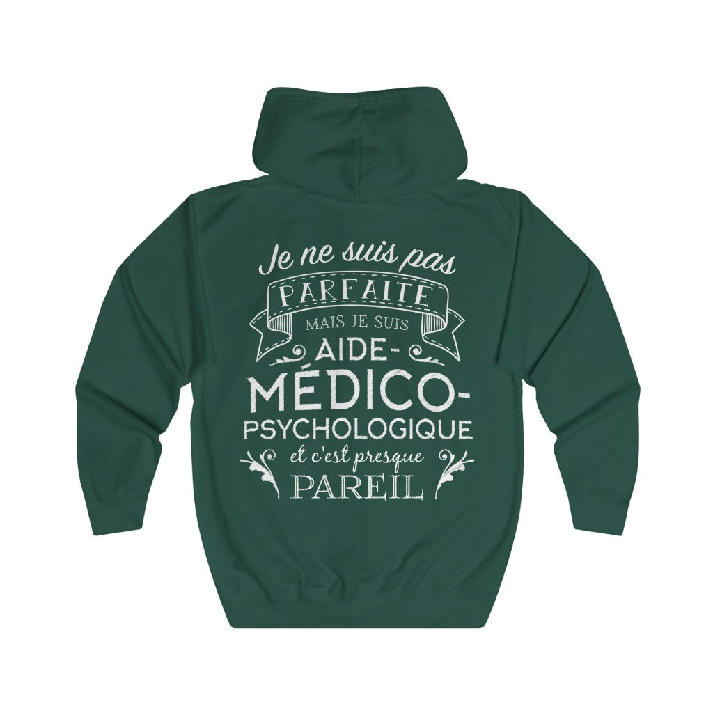 Veste zippée - Cadeau humour pour une Aide-Médico-Psychologique