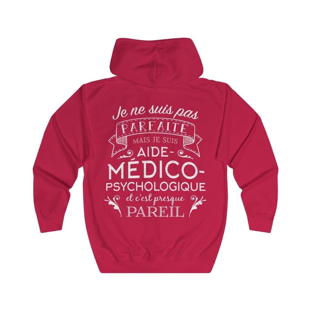 Veste zippée - Cadeau humour pour une Aide-Médico-Psychologique