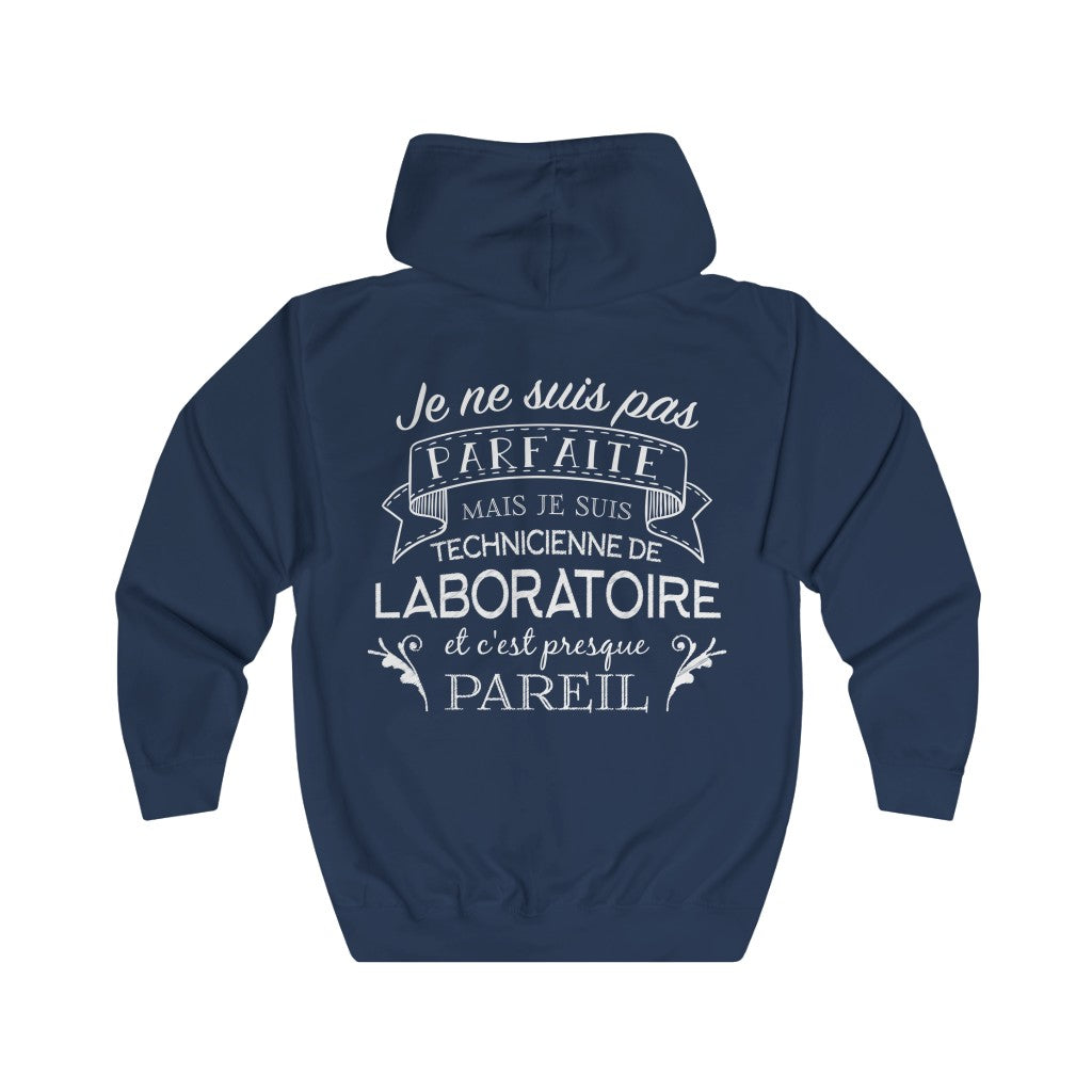 Veste zippée - Cadeau humour pour une technicienne de laboratoire