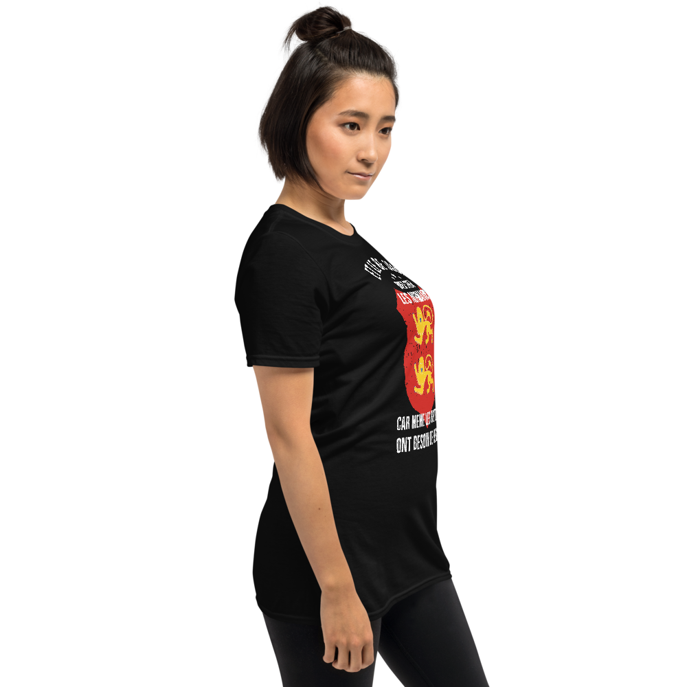 T-shirt Normandie gris foncé - Et le 8e jour Dieu créa les Normands