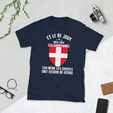 Le 8e jour Dieu créa les Savoyards - T-shirt Standard - Ici & Là - T-shirts & Souvenirs de chez toi