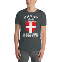 Thumbnail for Le 8e jour Dieu créa les Savoyards - T-shirt Standard - Ici & Là - T-shirts & Souvenirs de chez toi