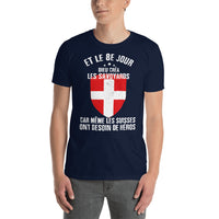 Thumbnail for Le 8e jour Dieu créa les Savoyards - T-shirt Standard - Ici & Là - T-shirts & Souvenirs de chez toi