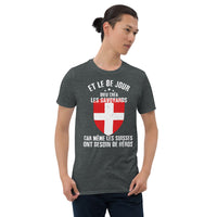Thumbnail for Le 8e jour Dieu créa les Savoyards - T-shirt Standard - Ici & Là - T-shirts & Souvenirs de chez toi