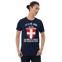 Thumbnail for Le 8e jour Dieu créa les Savoyards - T-shirt Standard - Ici & Là - T-shirts & Souvenirs de chez toi