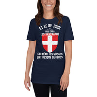 Thumbnail for Le 8e jour Dieu créa les Savoyards - T-shirt Standard - Ici & Là - T-shirts & Souvenirs de chez toi