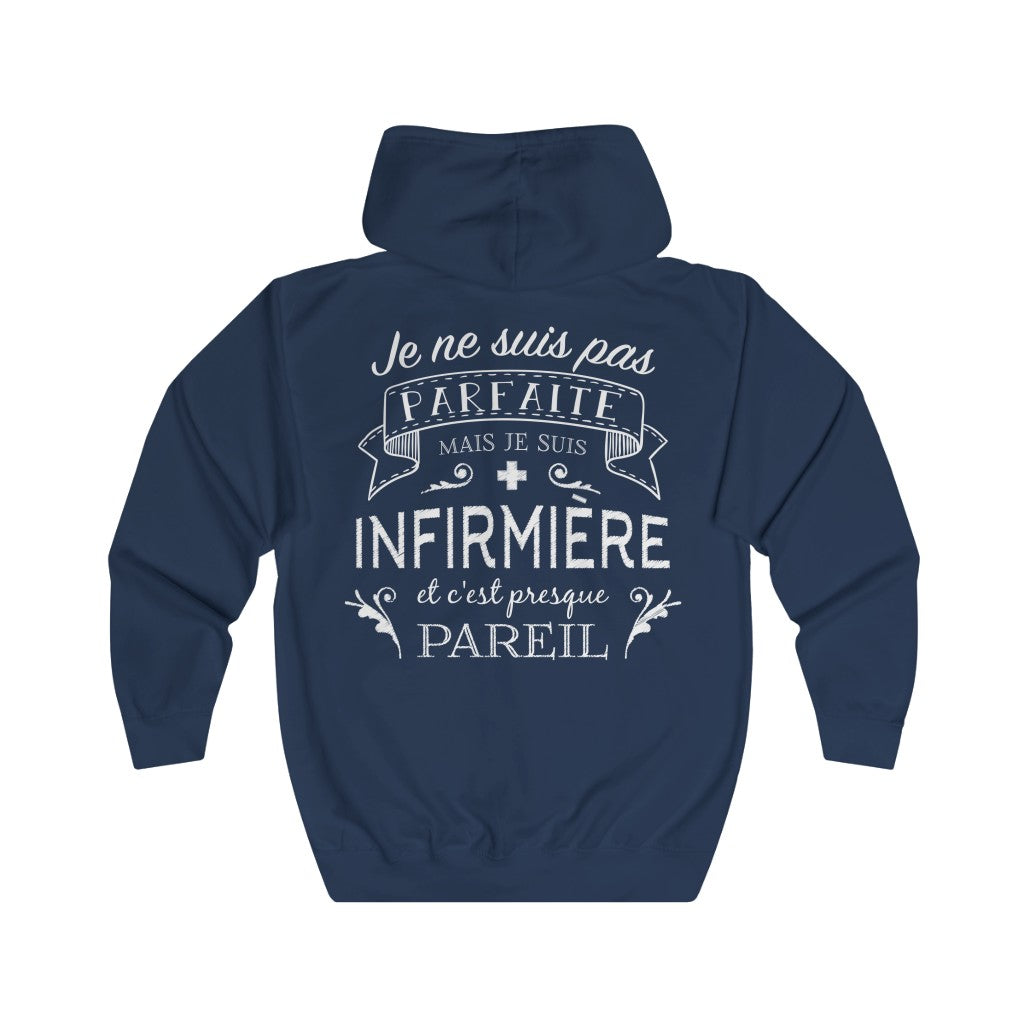 Veste zippée - Cadeau humour pour une Infirmière