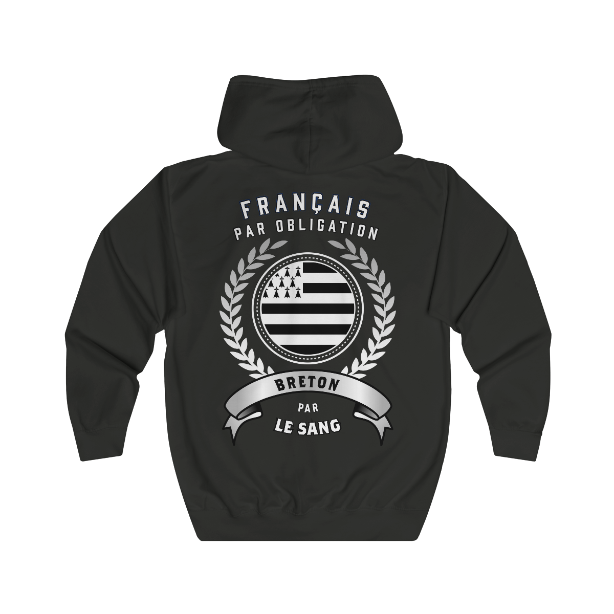 Veste zippée - Cadeau fierté pour un Breton - Sang et Obligation