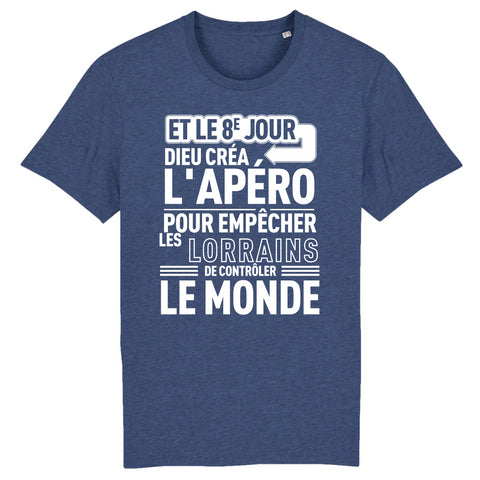 Lorrain 8e jour Ap ro T shirt humour coton bio imprim FR